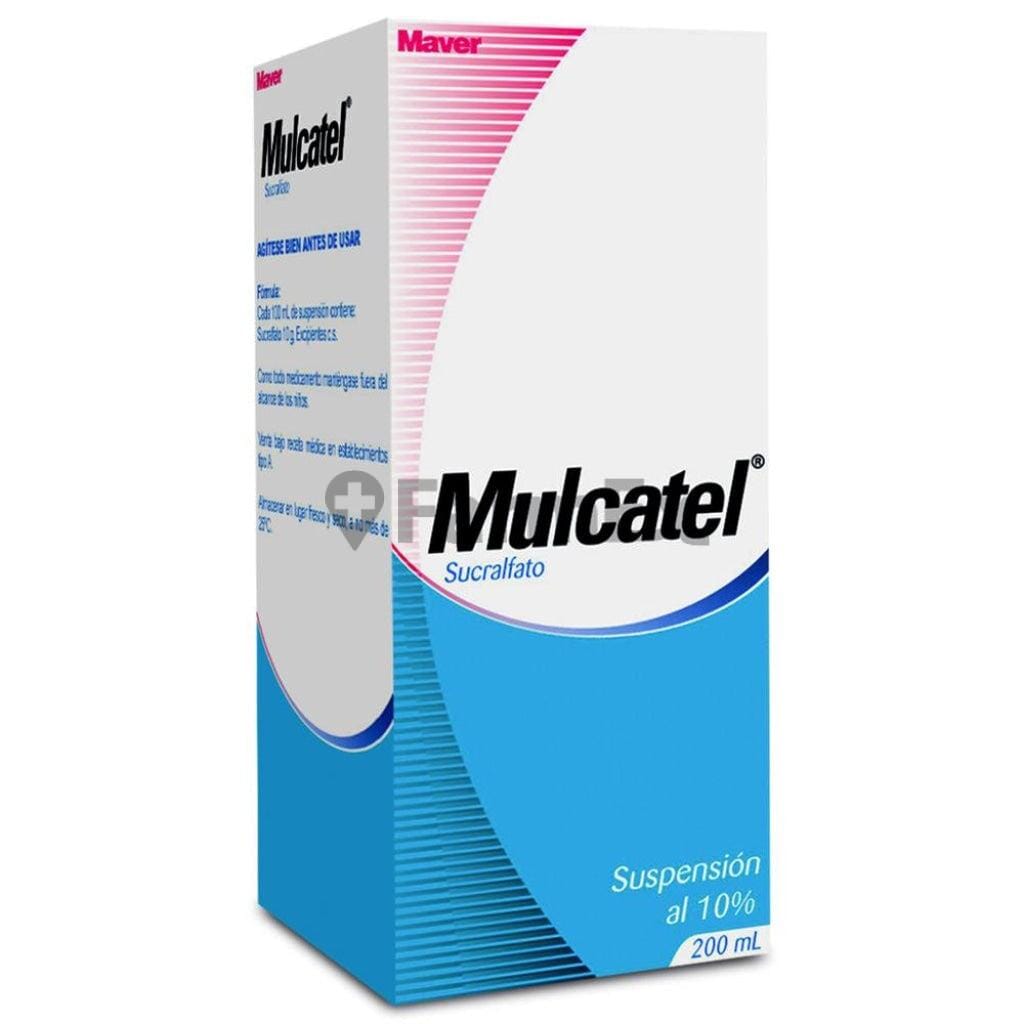 Mulcatel suspensión 10 % x 200 mL Farmex-Pluxee-Persistente